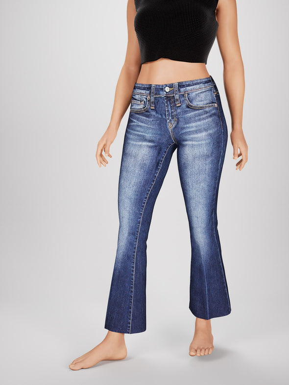 Crop Flare Jeans