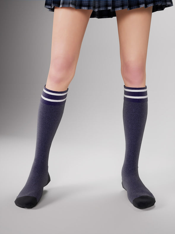 Stripe Knee-High Socks